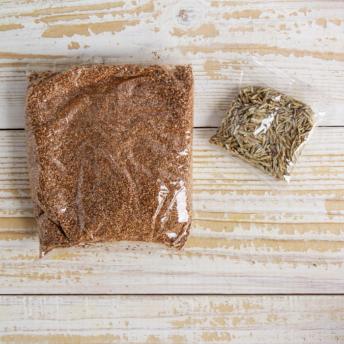 Растущая трава керамика "Совушка" 8х7х5 см