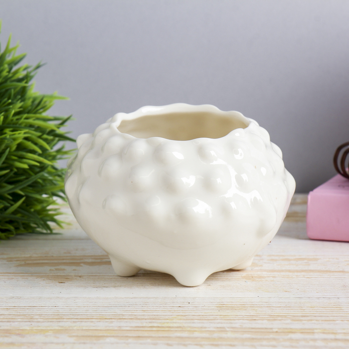 Растущая трава керамика "Ёжик" 5,5х9х8 см