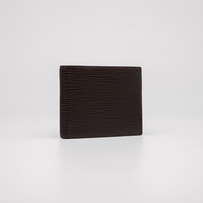 Портмоне мужское, 2 отдела, для карт, цвет кофе