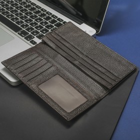 

Портмоне мужское, 3 отдела, для карт, цвет кофе