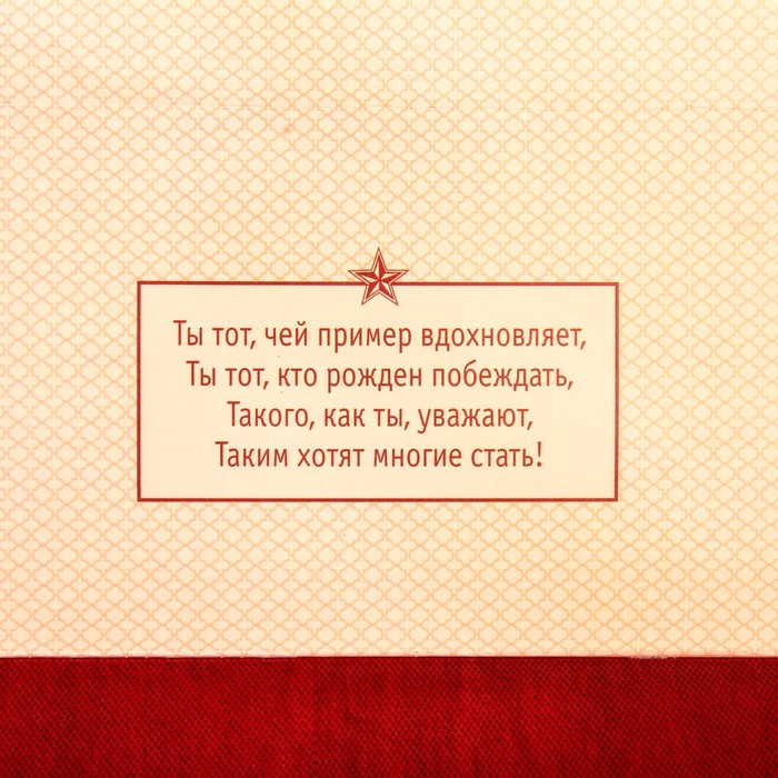 Подарочный набор: перчатки и ремень "С 23 Февраля", экокожа