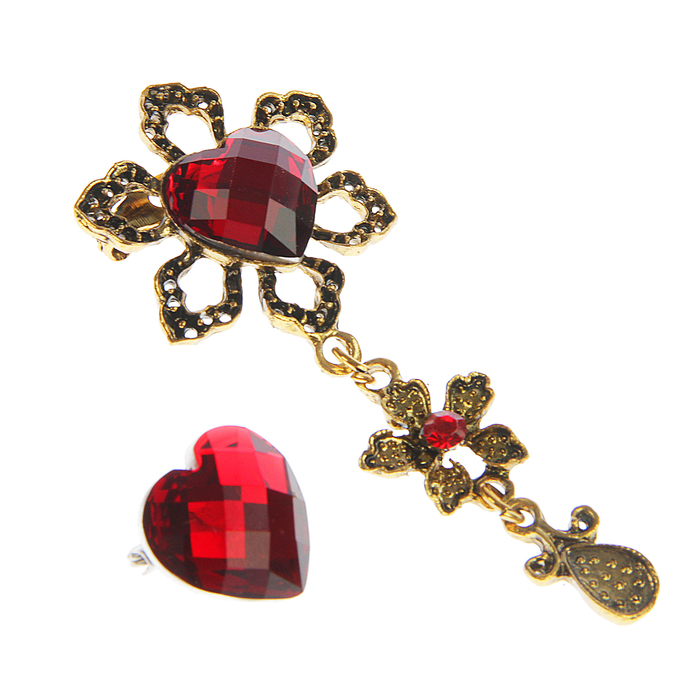 набор подарочный 3в1(ручка+2 брошки) в коробке 18*9см