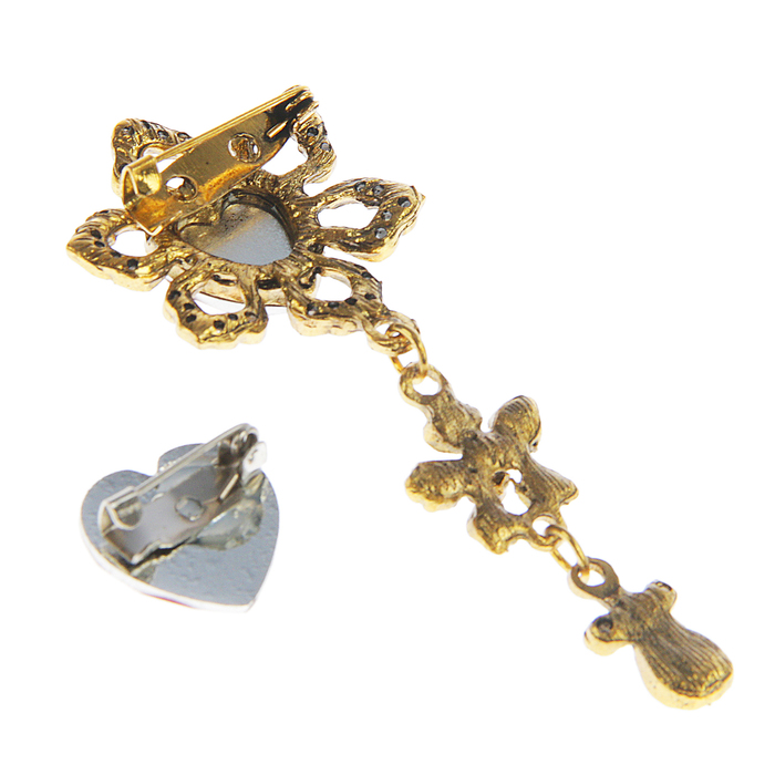 набор подарочный 3в1(ручка+2 брошки) в коробке 18*9см