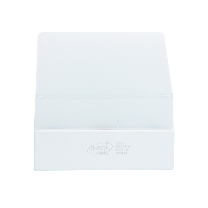 Накладной светодиодный светильник Luazon, квадратный, 90х90х55 мм, 6 Вт, 550 Лм, 4000 К