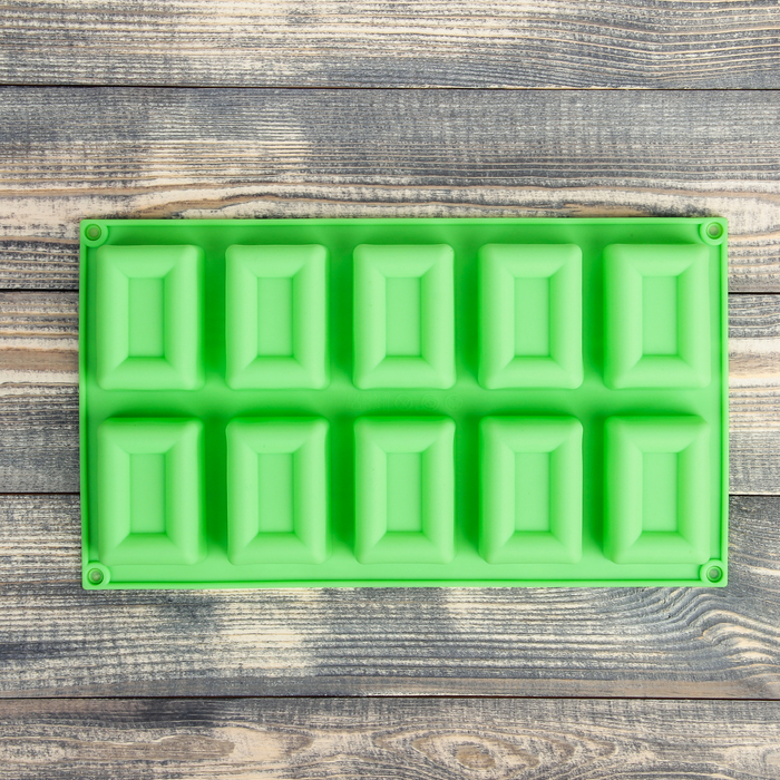 Форма для выпечки "Рамка", 10 ячеек, цвета МИКС