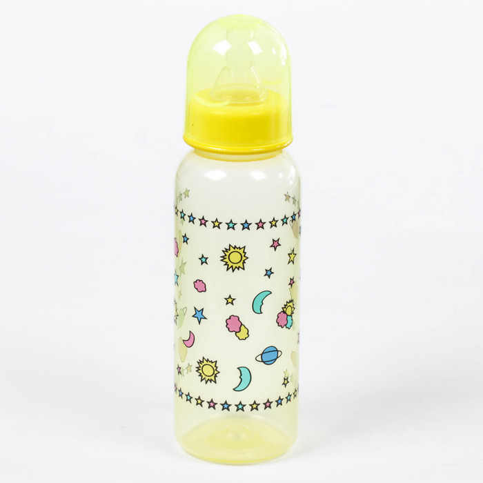 Бутылочка для кормления, 250 мл, от 0 мес., цвета МИКС