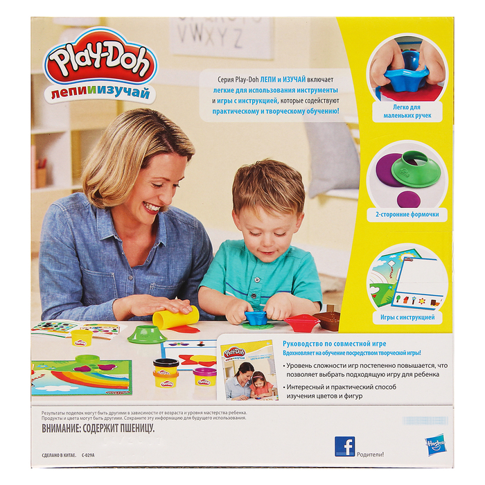 Игровой набор для лепки Play - Doh "Цвета и фигуры"