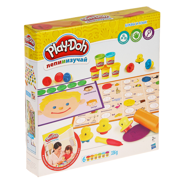 Игровой набор для лепки &quot;Буквы и язык&quot;