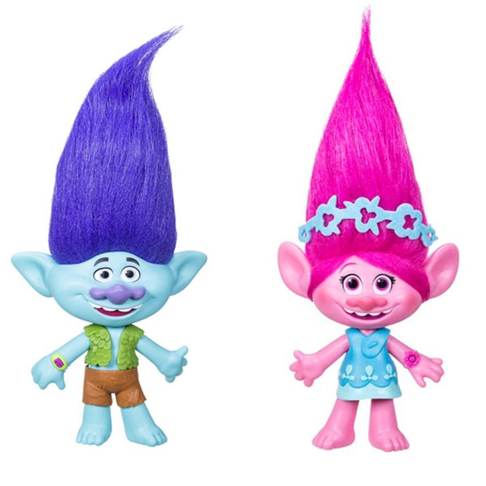 Фигурка «Тролли» музыкальная, 22,5 см, МИКС