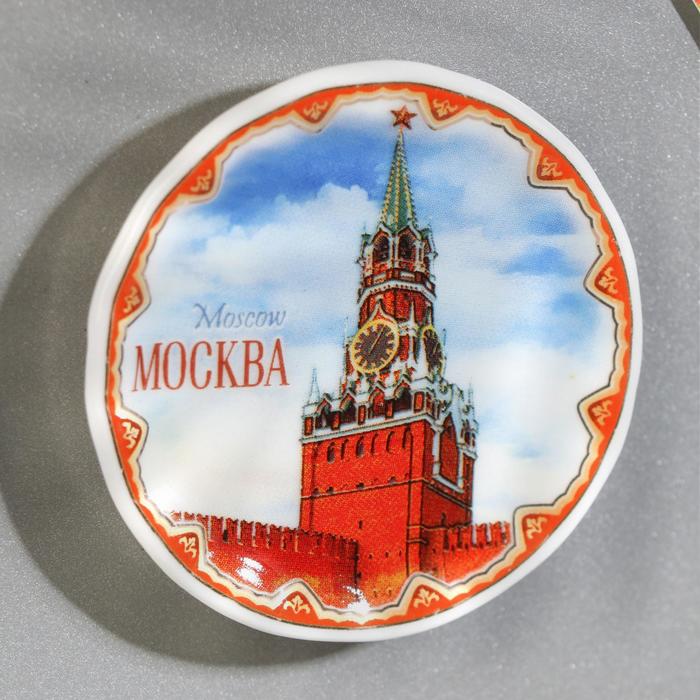 Магнит-тарелочка «Москва», 5.5 см
