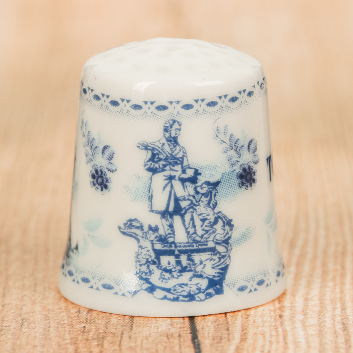 Наперсток «Тобольск» (гжель), 2.4 х 2.4 см