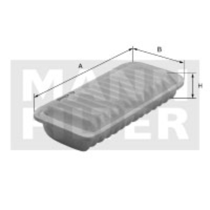 Фильтр воздушный MANN-FILTER C25654