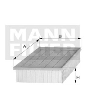 

Фильтр воздушный MANN-FILTER C30130/2