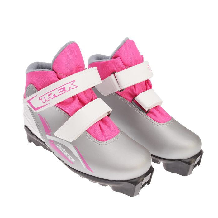 Ботинки лыжные TREK Distance SNS ИК, детские, размер 32, цвет серебристый