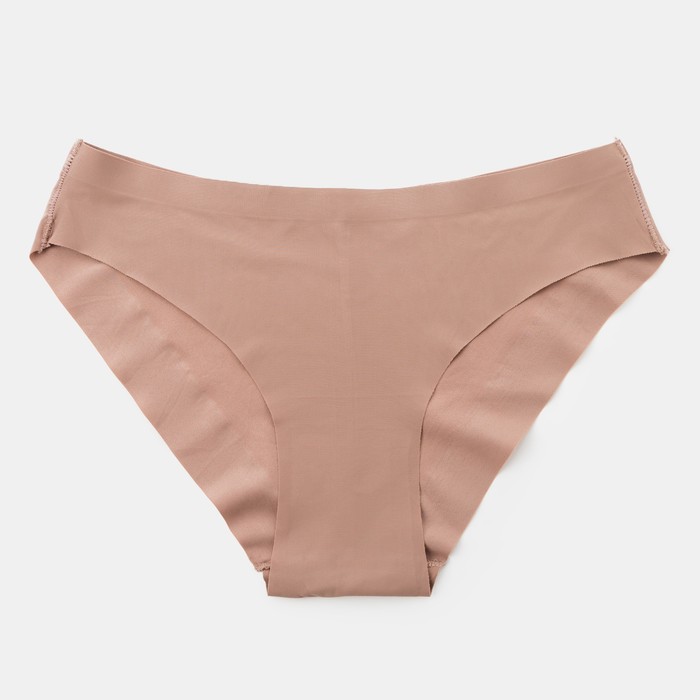 Трусы бесшовные ONLITOP Invisible classic, размер 44-46 (M), цвет шоколадный