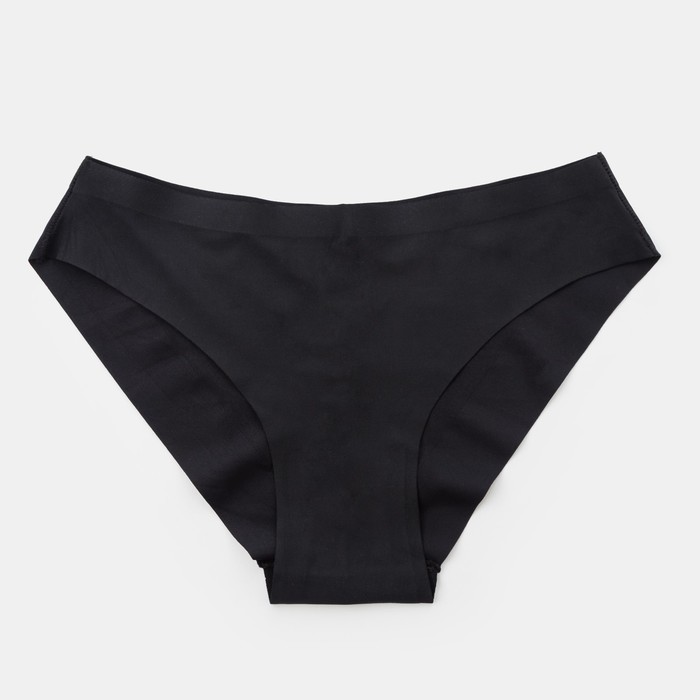 Трусы бесшовные ONLITOP Invisible classic, размер 48-50 (XL), цвет чёрный