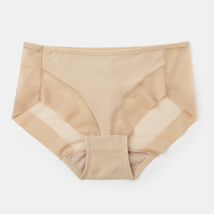 Трусы бесшовные ONLITOP Invisible midi, размер 48-50 (XL), цвет бежевый