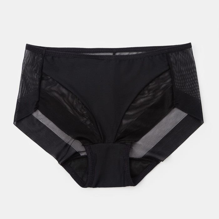 Трусы бесшовные ONLITOP Invisible midi, размер 42-44 (S), цвет чёрный