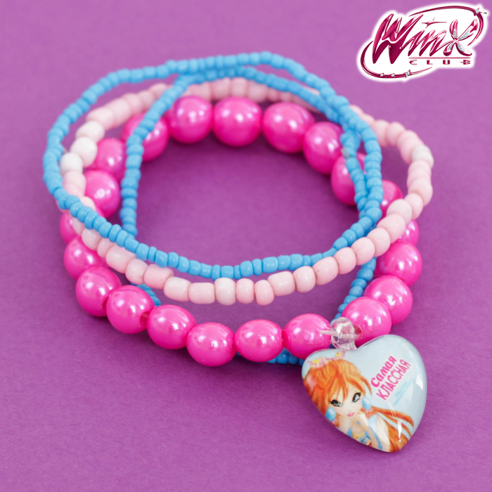 Набор браслетов "Самая классная", Феи Винкс: Блум, 6 см