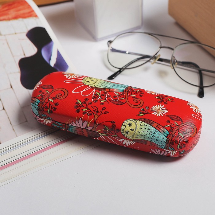 Футляр для очков Оскар, 16*3,5*6см, отдел, микс