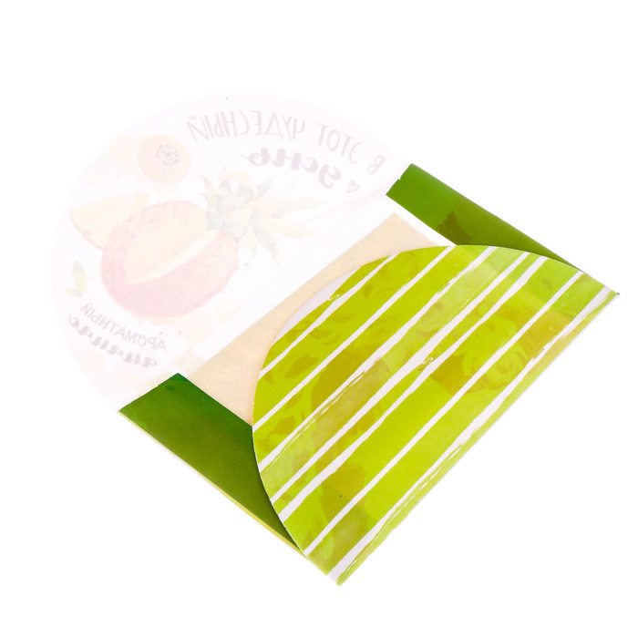 Аромасаше в прямоугольном конверте "В этот чудесный день" с ароматом ананаса