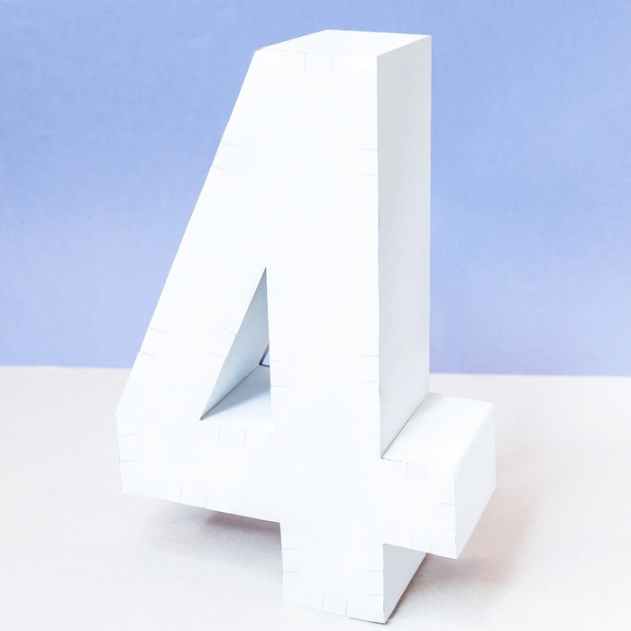 Заготовка из гофрокартона "4", 21 х 29 см