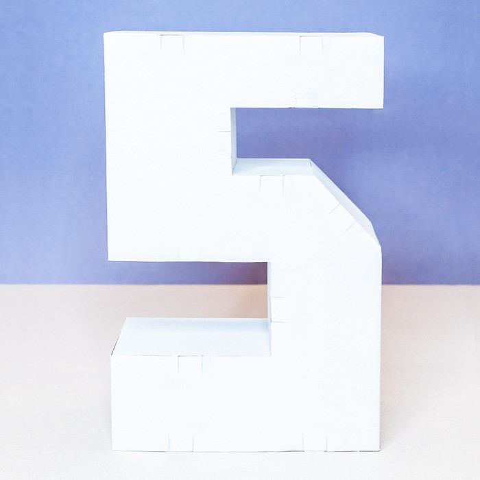 Заготовка из гофрокартона "5", 21 х 29 см