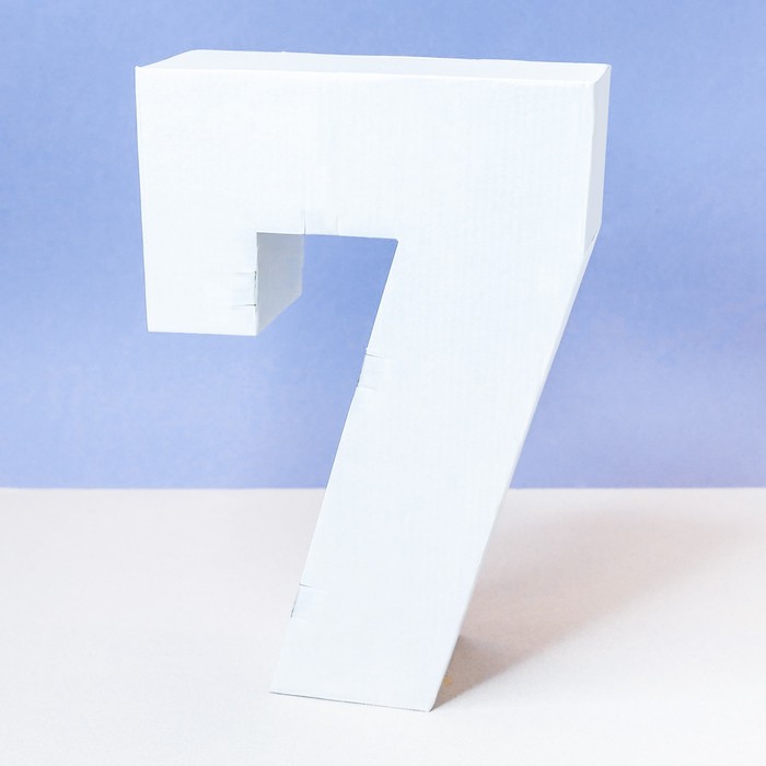 Заготовка из гофрокартона "7", 21 х 29 см