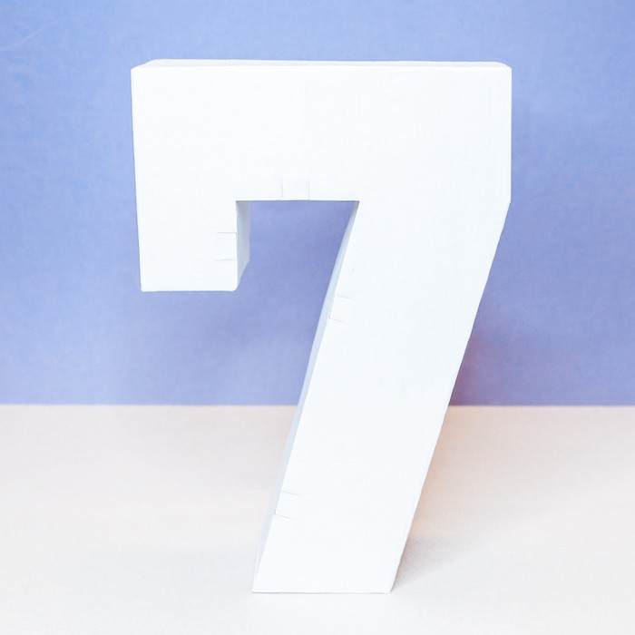 Заготовка из гофрокартона "7", 21 х 29 см