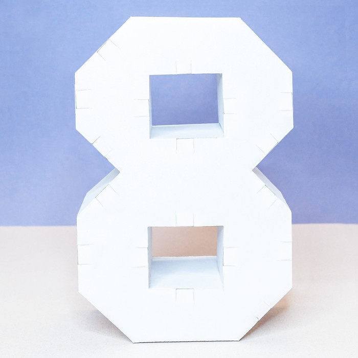 Заготовка из гофрокартона "8", 21 х 29 см