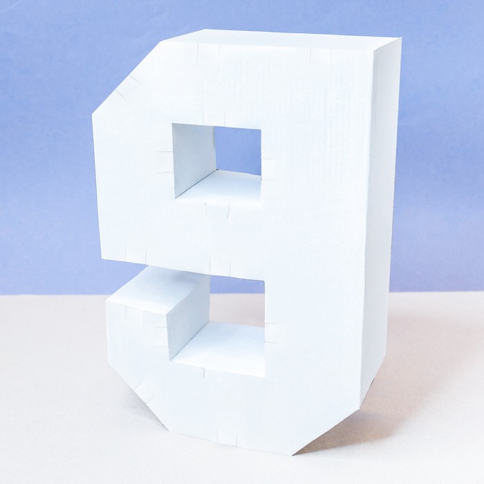 Заготовка из гофрокартона "9", 21 х 29 см