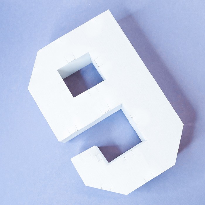 Заготовка из гофрокартона "9", 21 х 29 см