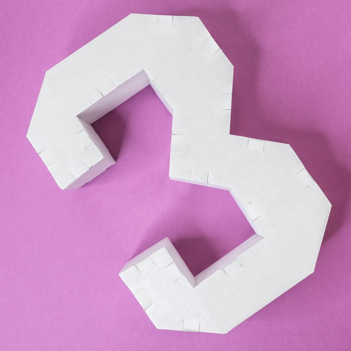 Заготовка из гофрокартона "3", 21 х 29 см