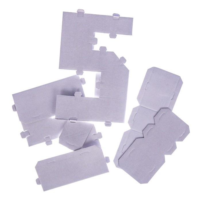 Заготовка из гофрокартона "5", 21 х 29 см