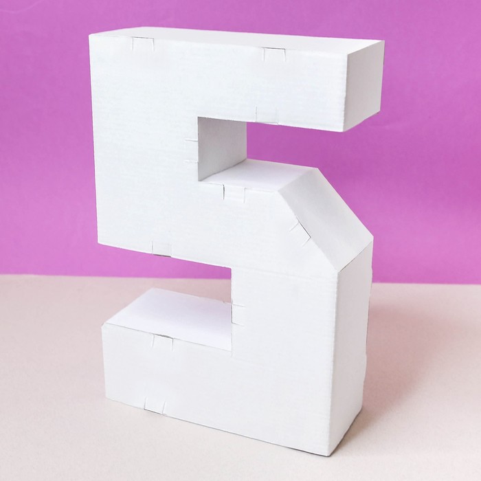 Заготовка из гофрокартона "5", 21 х 29 см