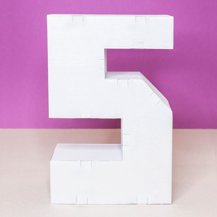 Заготовка из гофрокартона "5", 21 х 29 см