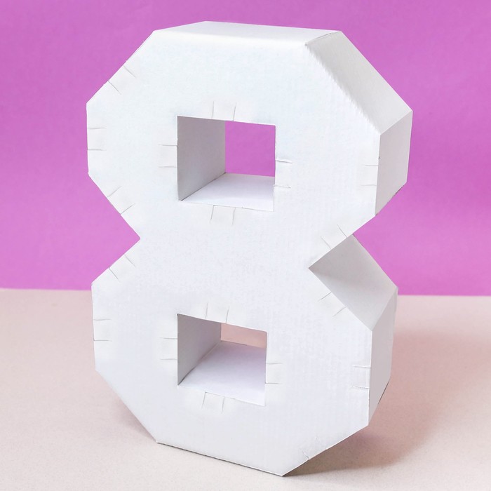 Заготовка из гофрокартона "8", 21 х 29 см