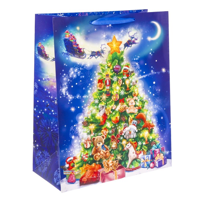 Пакет ламинированный XL «Новогоднее волшебство», 40 × 49 × 19 см