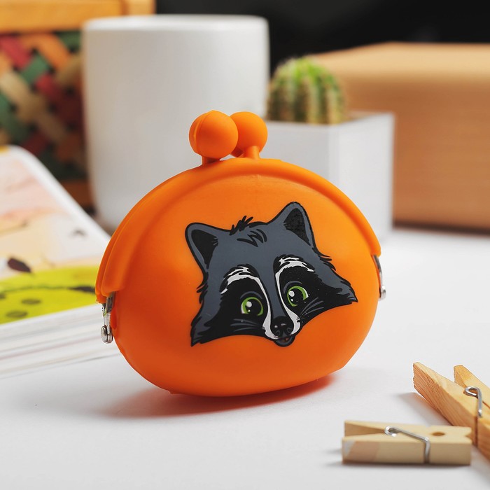 Детский кошелёк "Енотик", силиконовый