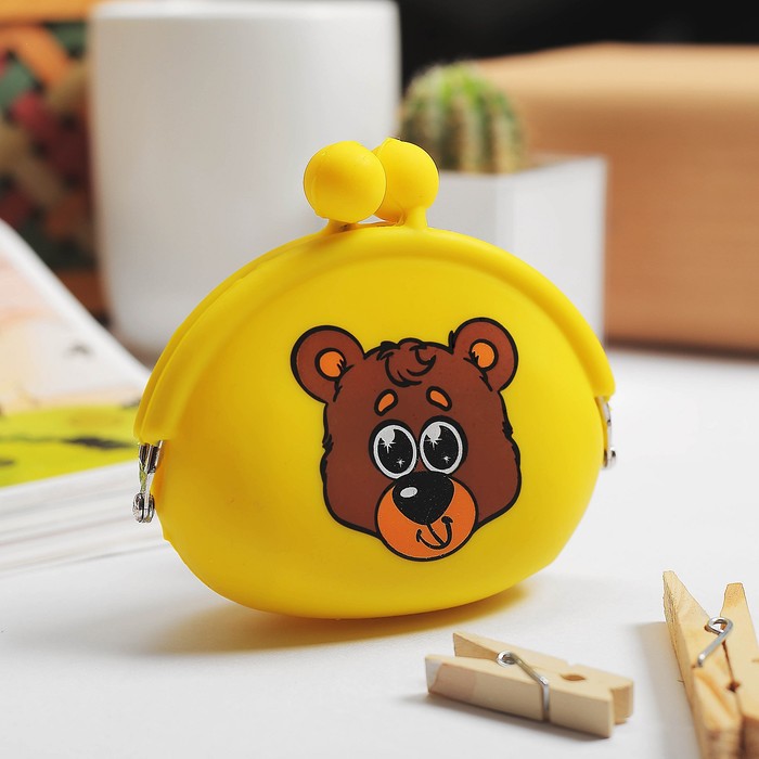 Детский кошелёк "Мишутка", силиконовый