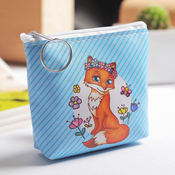 Кошелёк детский "Лисичка", 11 х 9 см