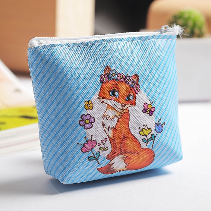 Кошелёк детский "Лисичка", 11 х 9 см
