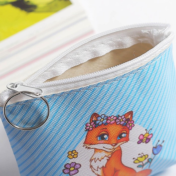 Кошелёк детский "Лисичка", 11 х 9 см