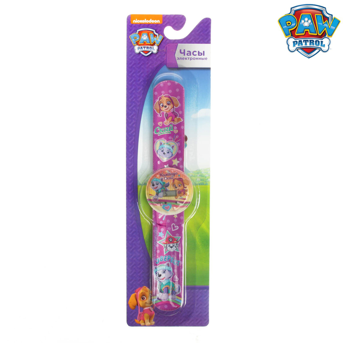 Щенячий патруль. Часы наручные электронные &quot;Эверест&quot;, 22,5 х 4,5 см