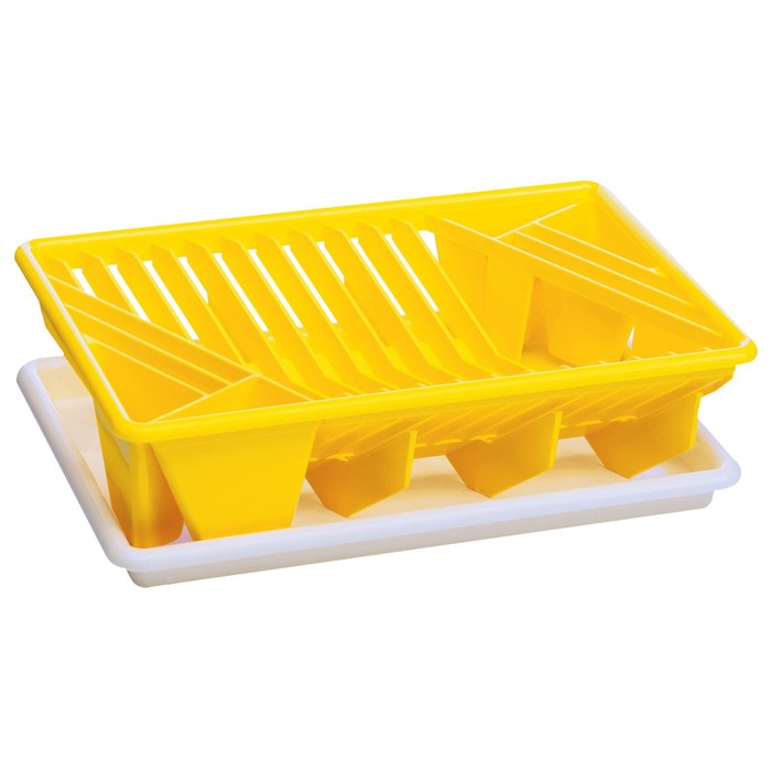 Сушилка для посуды 30 х 20 х 8  см, цвет МИКС