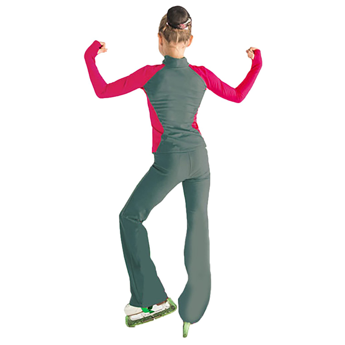 Олимпийка для фигурного катания «Электра», размер 38-40, цвет серый