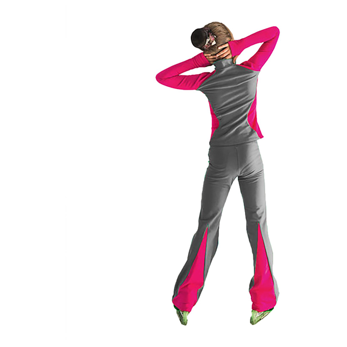 Олимпийка для фигурного катания «Электра», размер 42-44, цвет серый