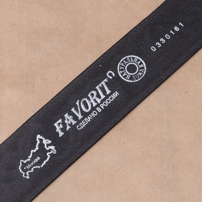 Ремень мужской, пряжка металл, ширина - 4,4 см, цвет чёрный