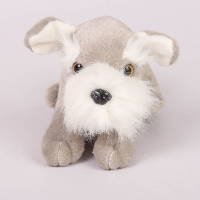 Мягкая игрушка "Терьер" лежащий, 26 см