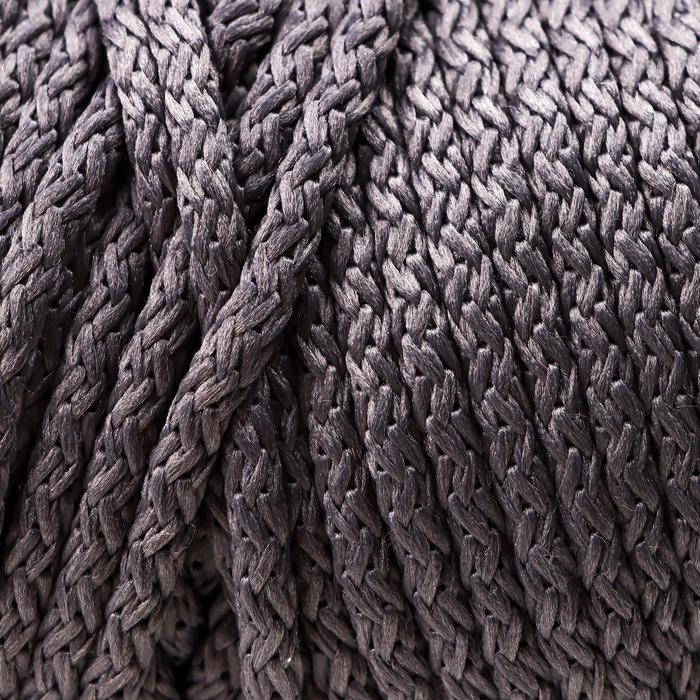 Шнур для вязания с сердечником 100% полиэфир, ширина 5 мм 100м/350гр (142 т. серый)
